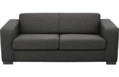 Hygena New Ava Large Fabric Sofa - Charcoal